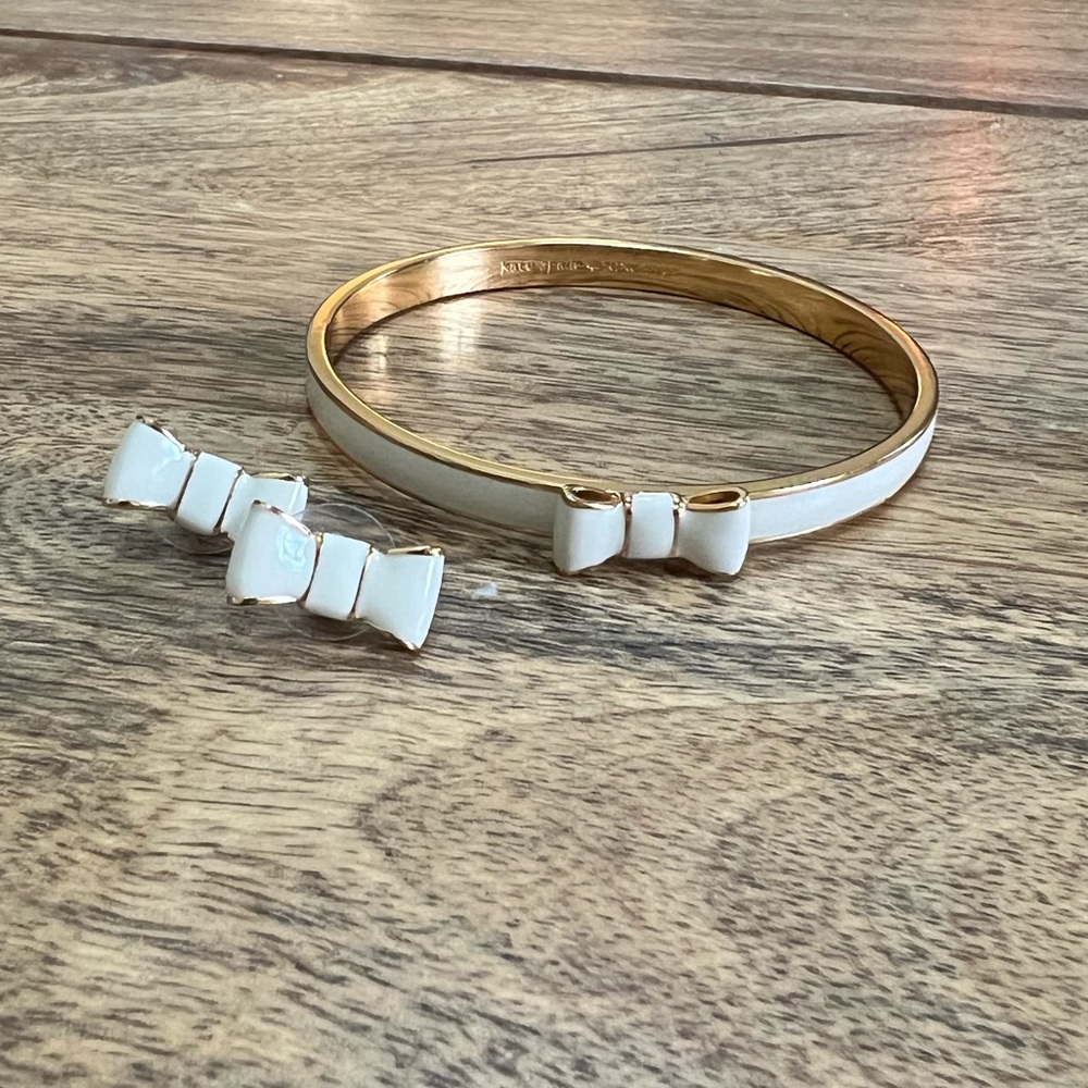 Kate Spade Bangle AND Studs